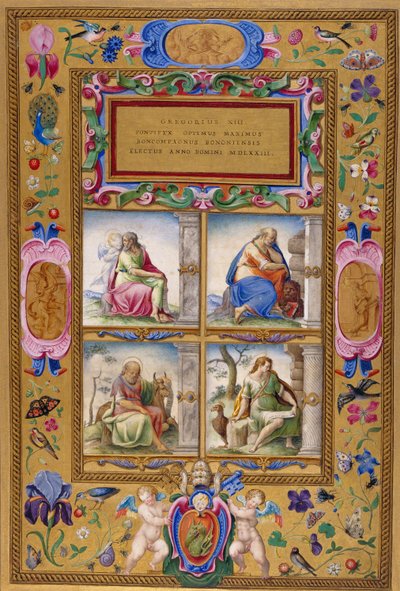 Four Evangelists by Unbekannt Unbekannt